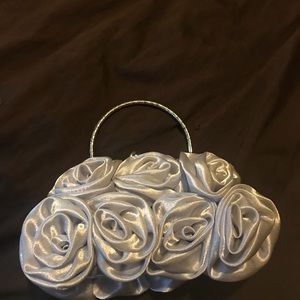 Rosette Sliver Purse